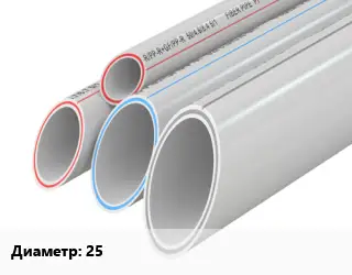 Труба полипропиленовая 25 PPR без армирования